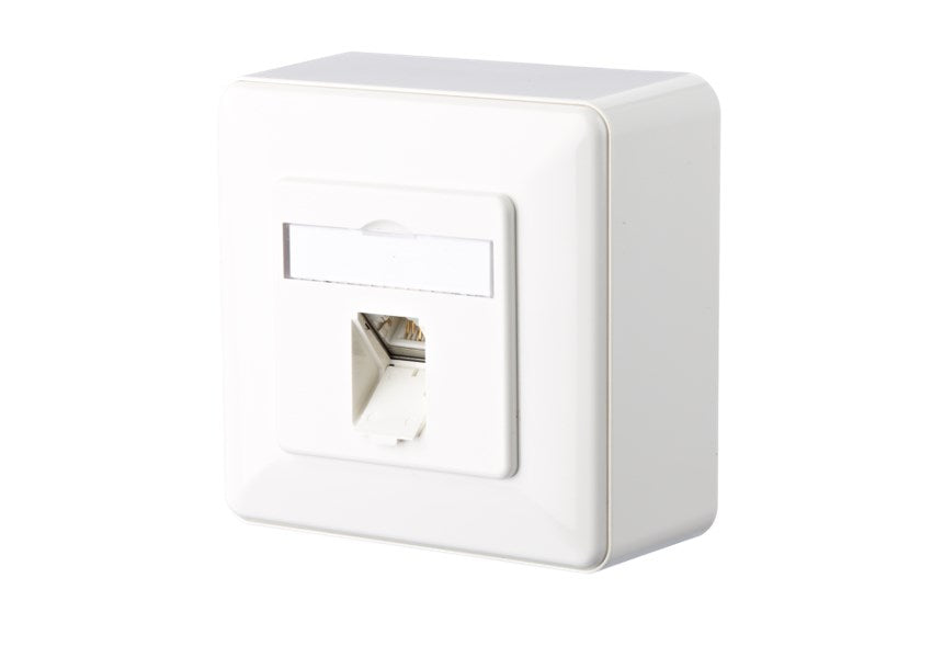 METZ CONNECT E-DAT C6 1 Port AP reinweiß METZ CONNECT E-DAT C6 1 Port AP reinweiß